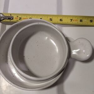 Ceramic by Robert Weiss soup and cracker bowl #1012